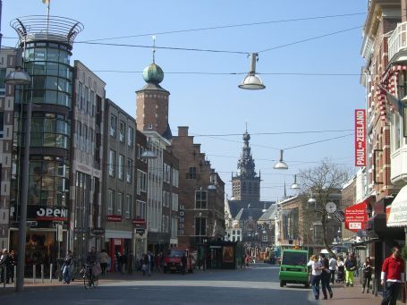 Nijmegen : Die Burchtstraat liegt in der Nähe vom Grote Markt